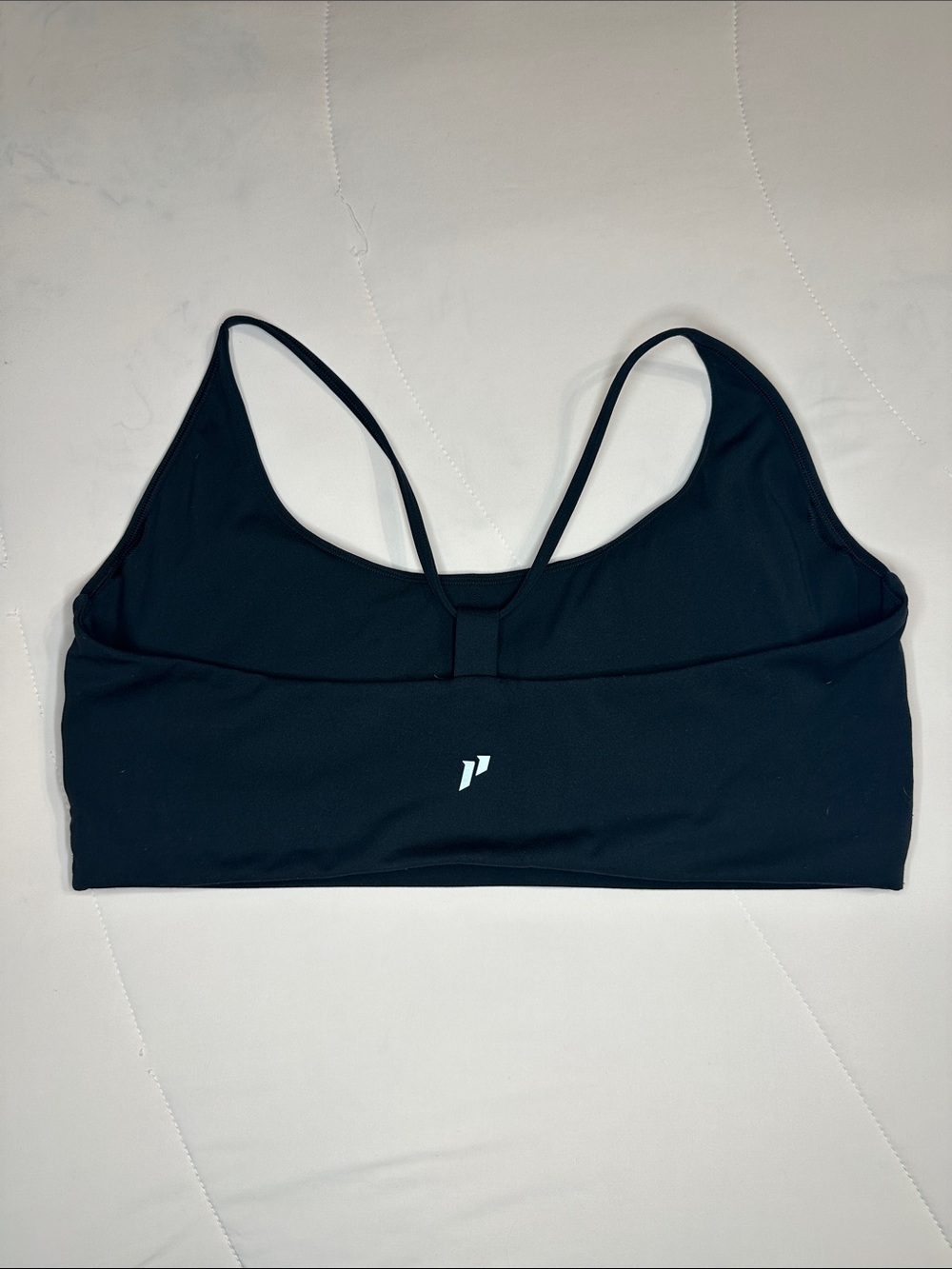 1st Phorm Black Strappy Women's Sports Bra with Minimal Logo - XXL